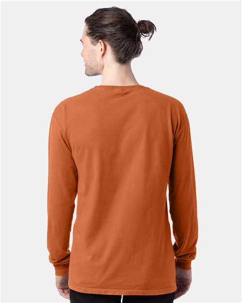 Comfortwash GDH200 Garment Dyed Long Sleeve T-Shirt - Texas Orange - HIT a Double - 3