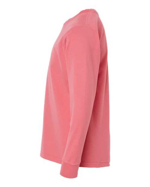 Comfortwash GDH275 Garment-Dyed Youth Long Sleeve T-Shirt - Coral Craze" - "HIT a Double
