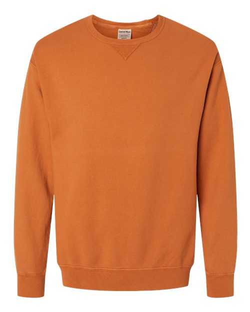Comfortwash GDH400 Garment Dyed Unisex Crewneck Sweatshirt - Texas Orange - HIT a Double - 4