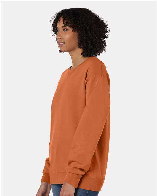 Comfortwash GDH400 Garment Dyed Unisex Crewneck Sweatshirt - Texas Orange - HIT a Double - 2