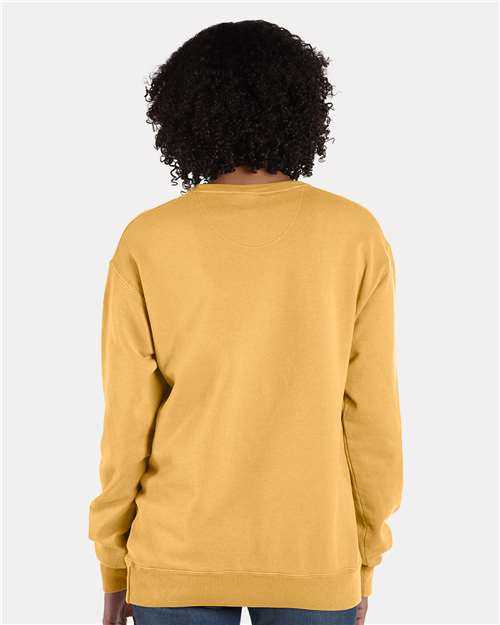 Comfortwash GDH400 Garment Dyed Unisex Crewneck Sweatshirt - Artisan Gold - HIT a Double - 3
