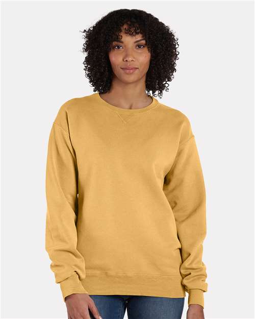 Comfortwash GDH400 Garment Dyed Unisex Crewneck Sweatshirt - Artisan Gold