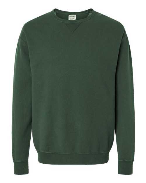 Comfortwash GDH400 Garment Dyed Unisex Crewneck Sweatshirt - Field Green - HIT a Double - 4