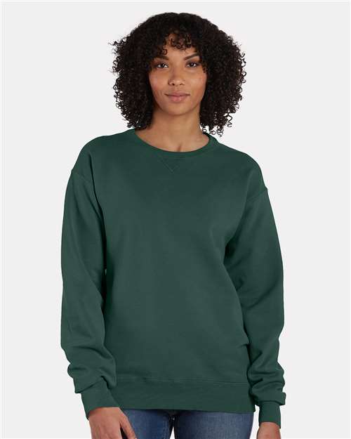 Comfortwash GDH400 Garment Dyed Unisex Crewneck Sweatshirt - Field Green