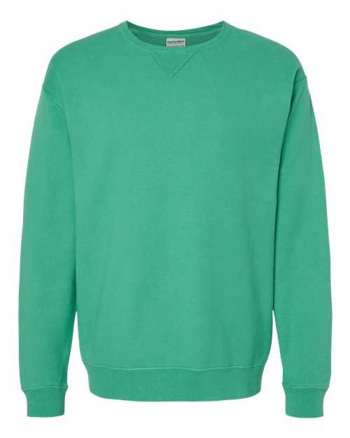 Comfortwash GDH400 Garment Dyed Unisex Crewneck Sweatshirt - Rich Green Grass - HIT a Double - 4