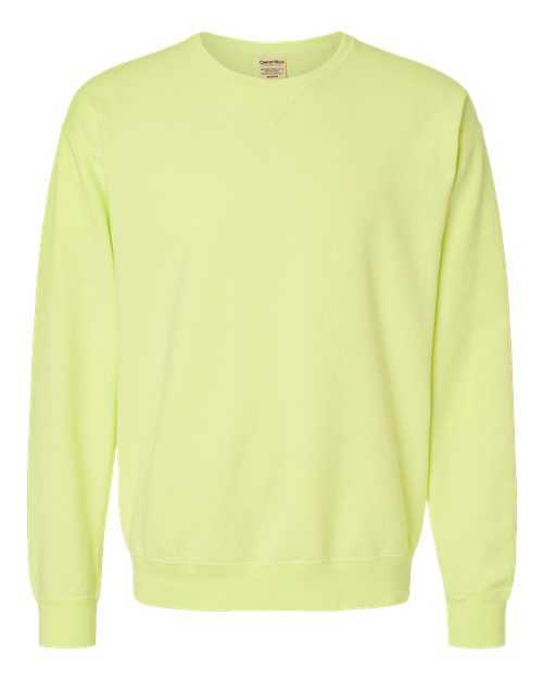 Comfortwash GDH400 Garment Dyed Unisex Crewneck Sweatshirt - Chic Lime - HIT a Double - 4