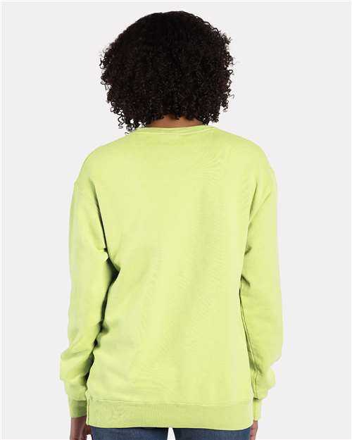 Comfortwash GDH400 Garment Dyed Unisex Crewneck Sweatshirt - Chic Lime - HIT a Double - 3