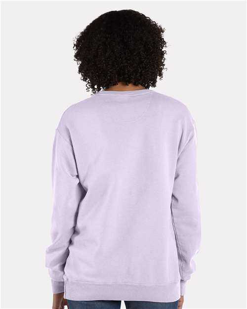 Comfortwash GDH400 Garment Dyed Unisex Crewneck Sweatshirt - Future Lavender - HIT a Double - 3