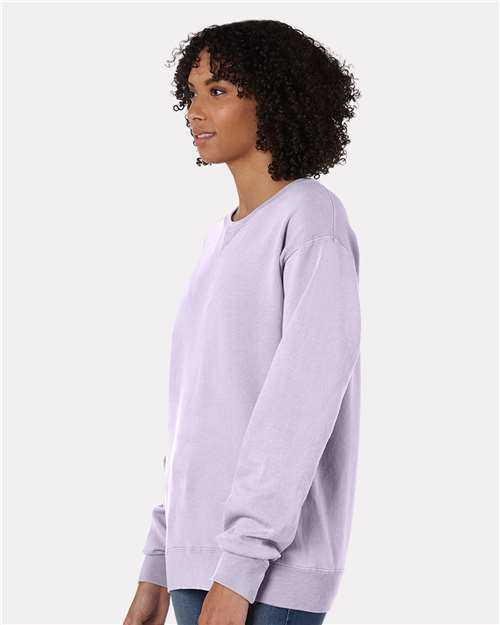 Comfortwash GDH400 Garment Dyed Unisex Crewneck Sweatshirt - Future Lavender - HIT a Double - 2