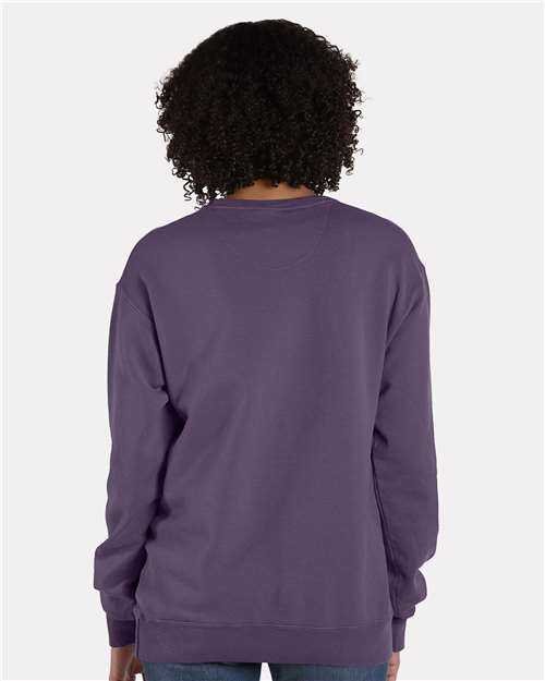 Comfortwash GDH400 Garment Dyed Unisex Crewneck Sweatshirt - Grape Soda - HIT a Double - 3