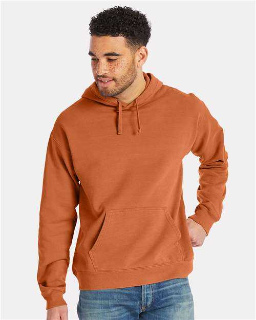 Comfortwash GDH450 Garment Dyed Unisex Hooded Sweatshirt - Texas Orange