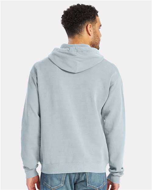 Comfortwash GDH450 Garment Dyed Unisex Hooded Sweatshirt - Soothing Blue - HIT a Double - 3