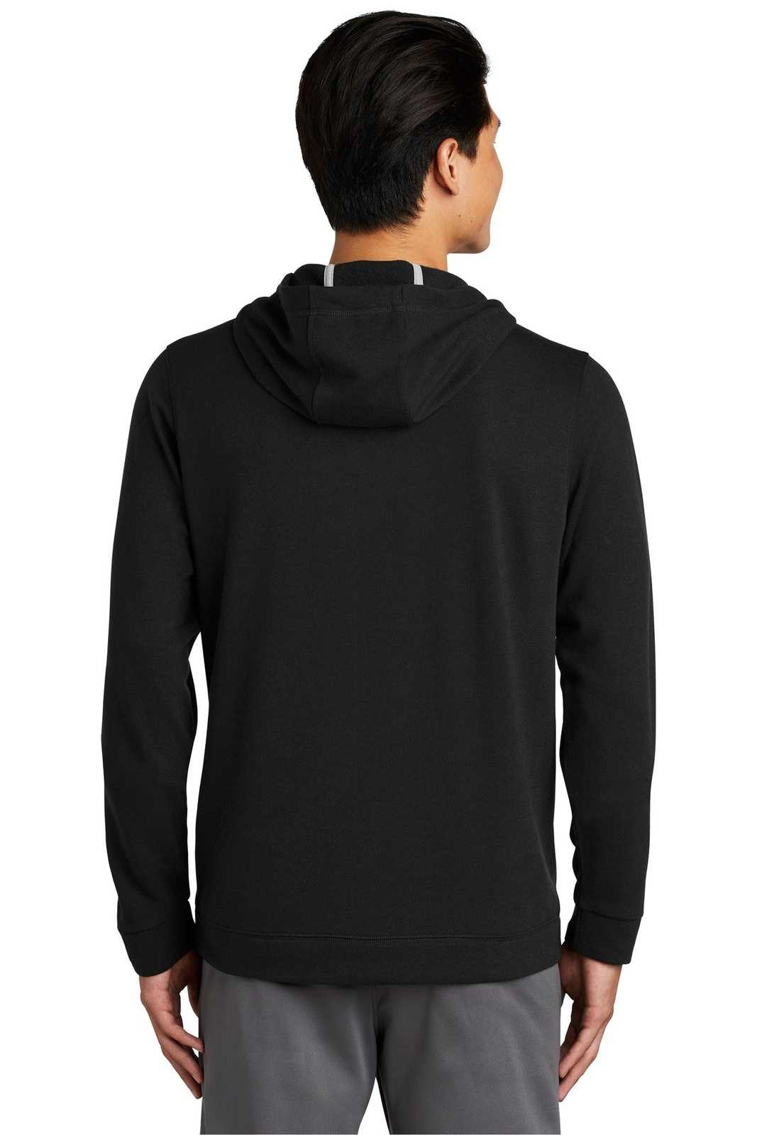 Sport-Tek ST296 PosiCharge Tri-Blend Wicking Fleece Hooded Pullover - Black Triad Solid - HIT a Double - 2