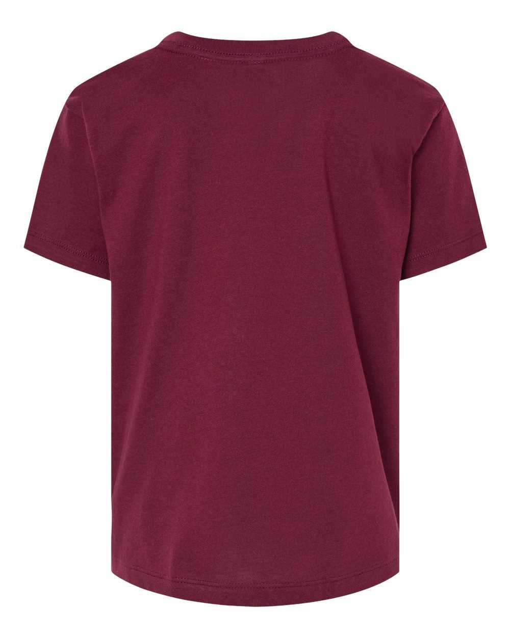 Bella + Canvas 3001T Toddler Jersey Tee - Maroon&quot; - &quot;HIT a Double