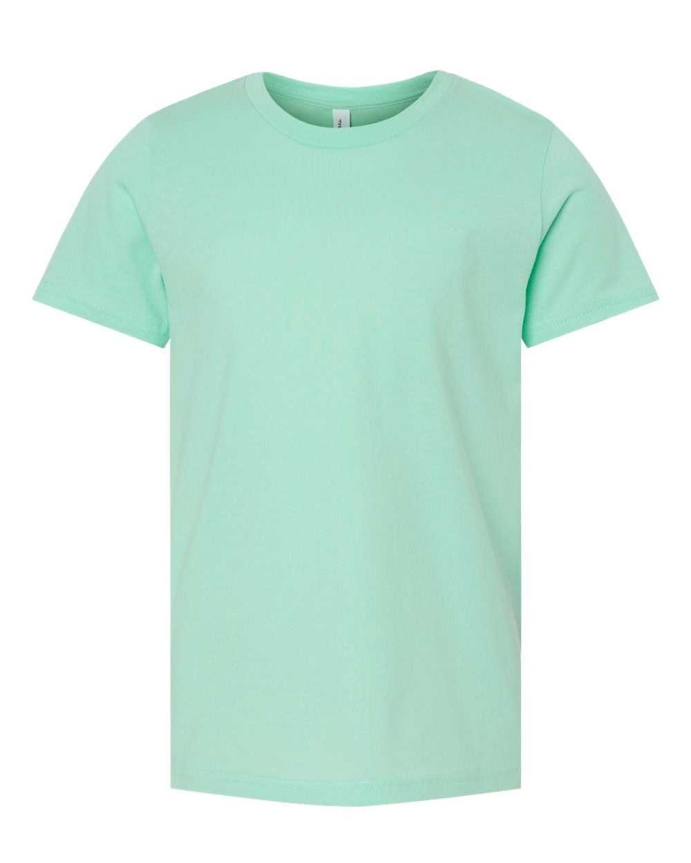 Bella + Canvas 3001Y Youth Unisex Jersey Tee - Mint - HIT a Double - 1
