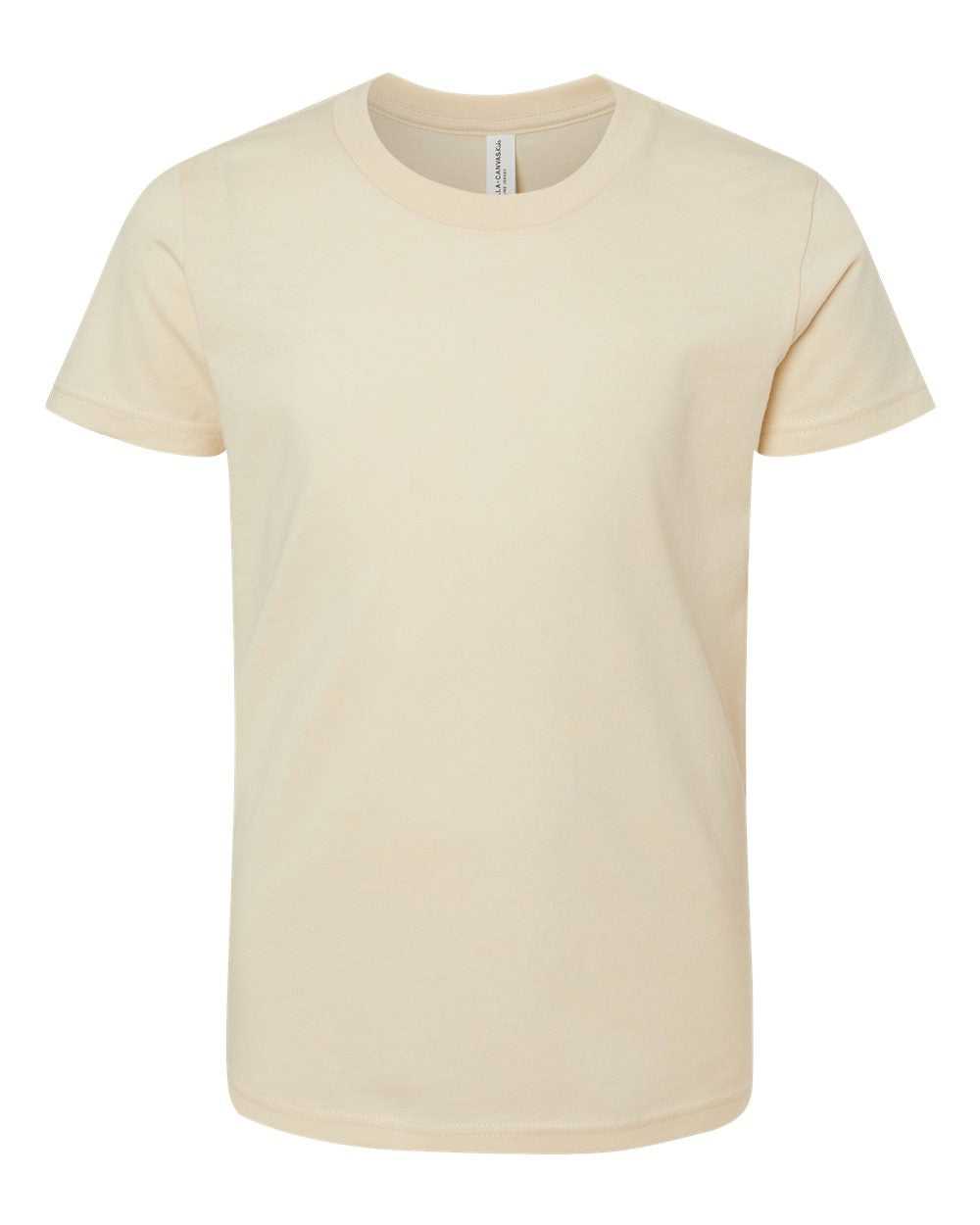 Bella + Canvas 3001Y Youth Unisex Jersey Tee - Soft Cream - HIT a Double - 1
