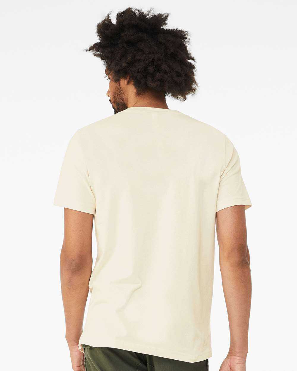 Bella + Canvas 3005 Unisex Jersey V-Neck Tee - Natural - HIT a Double - 3