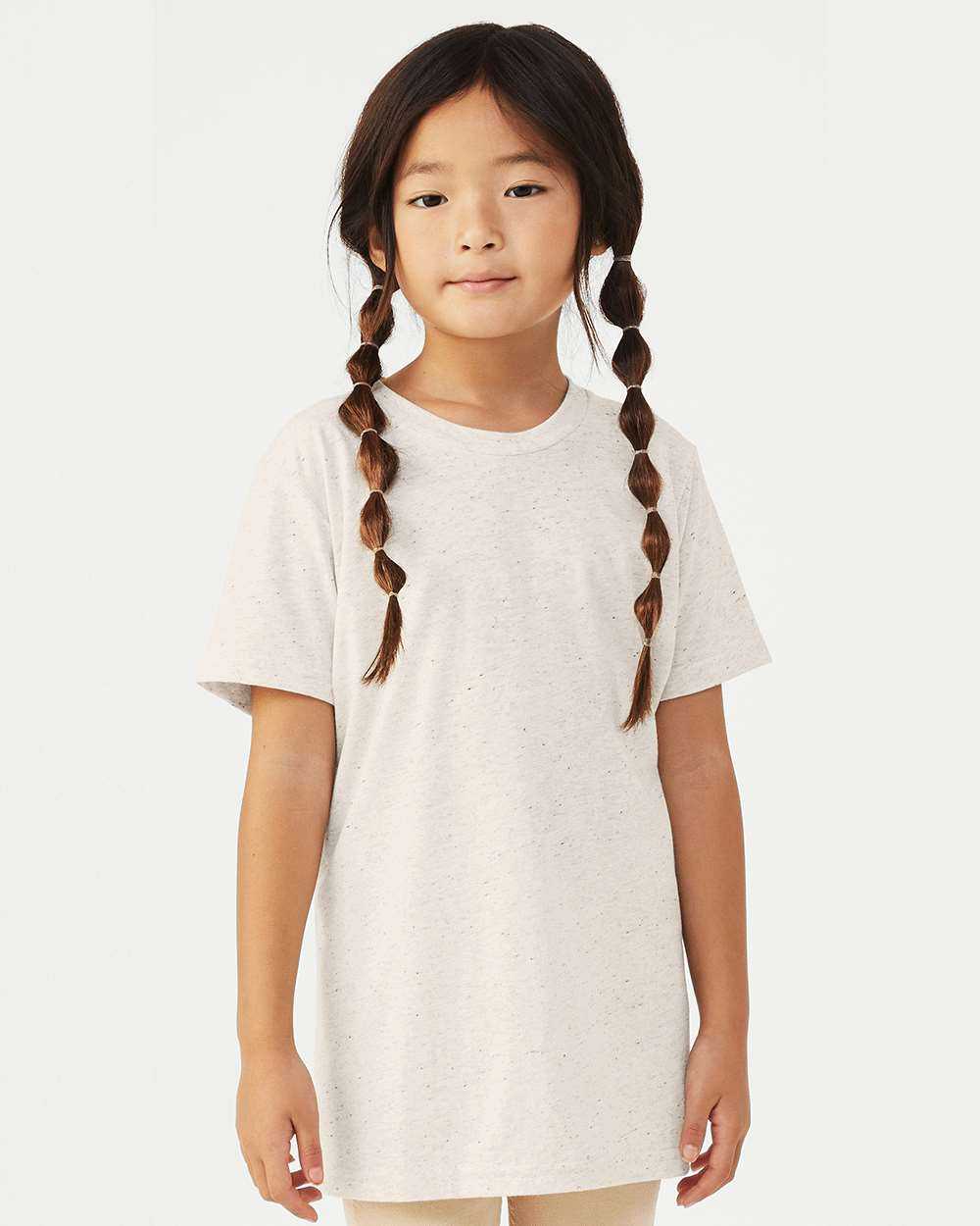 Bella + Canvas 3413Y Youth Triblend Tee - Oatmeal Triblend&quot; - &quot;HIT a Double