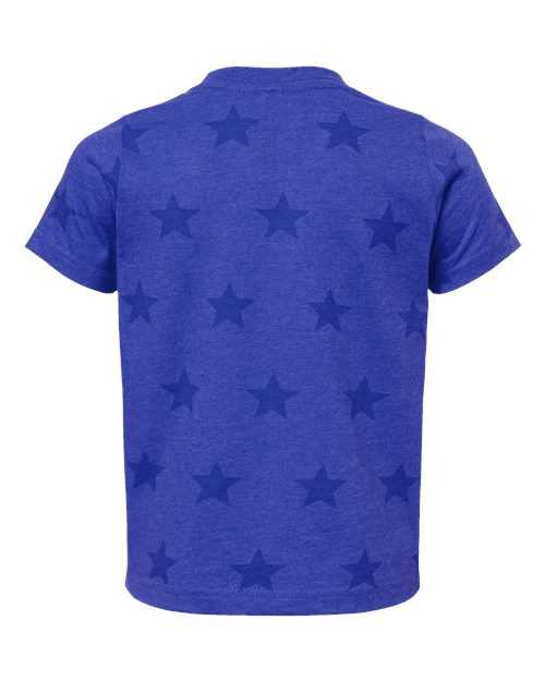 Code Five 3029 Toddler Star Print Tee - Royal Star - HIT a Double - 1