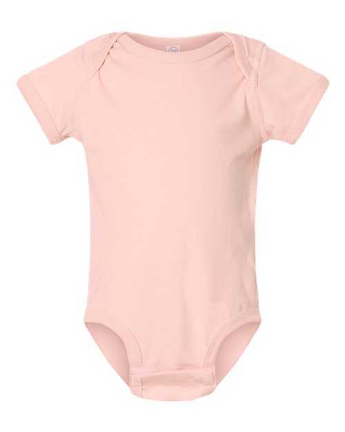 Rabbit Skins 4424 Infant Fine Jersey Bodysuit - Blush - HIT a Double - 2