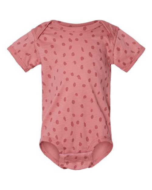 Rabbit Skins 4424 Infant Fine Jersey Bodysuit - Mauvelous Spot - HIT a Double - 1