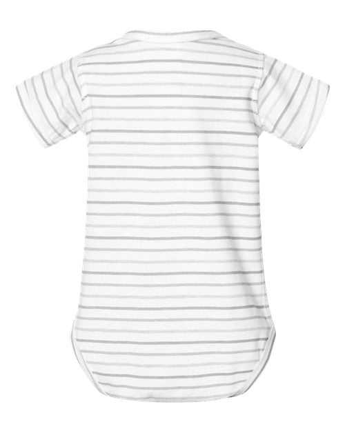 Rabbit Skins 4424 Infant Fine Jersey Bodysuit - Shadow Stripe - HIT a Double - 1