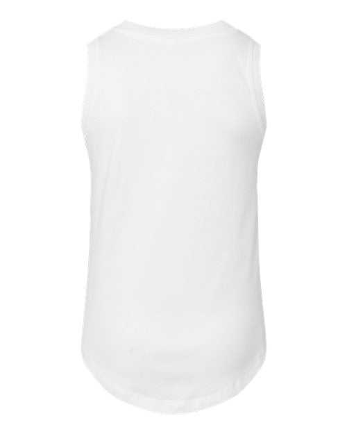 Lat 2692 Girls' Relaxed Fine Jersey Tank Top - White - HIT a Double - 1