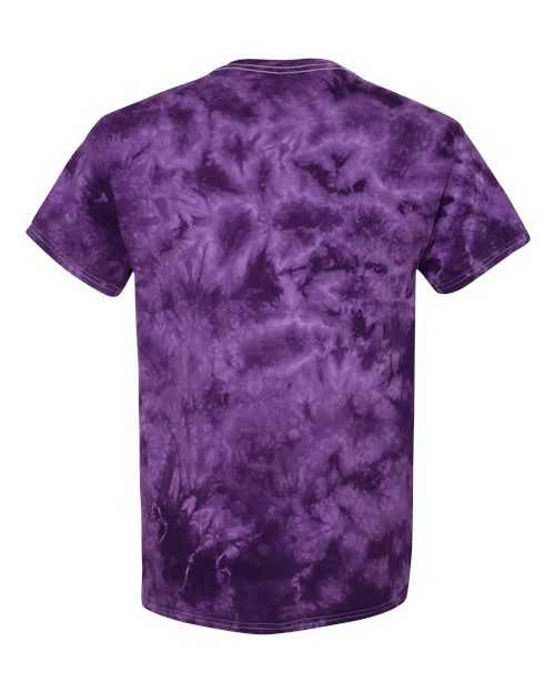 Dyenomite 20BCR Youth Crystal Tie-Dyed T-Shirt - Purple - HIT a Double - 2