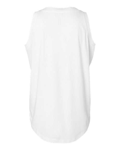 Lat 3592 Women&#39;s Relaxed Fine Jersey Tank Top - White - HIT a Double - 1