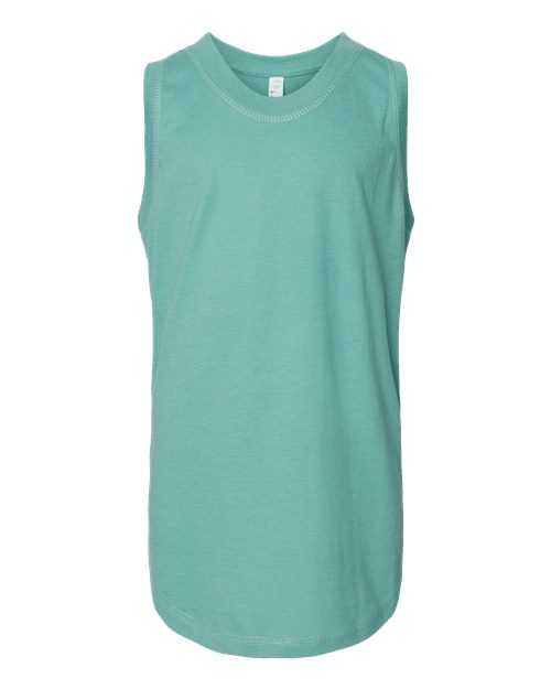 Lat 2692 Girls' Relaxed Fine Jersey Tank Top - Saltwater - HIT a Double - 1