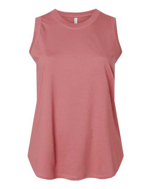 Lat 3892 Women&#39;s Curvy Relaxed Fine Jersey Tank - Mauvelous - HIT a Double - 2