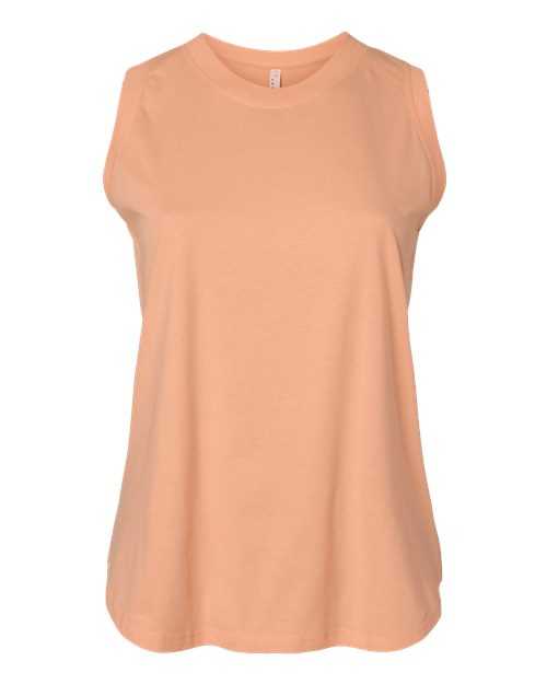Lat 3892 Women's Curvy Relaxed Fine Jersey Tank - Peachy - HIT a Double - 1