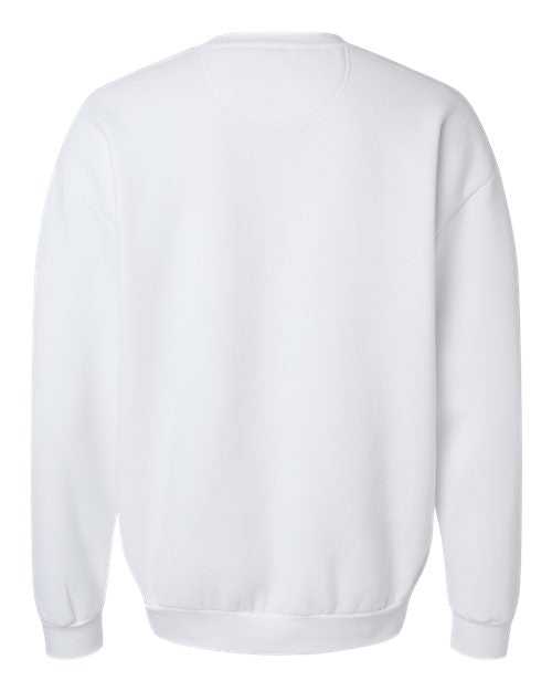 American Apparel RF496 ReFlex Fleece Crewneck Sweatshirt - White - HIT a Double - 1