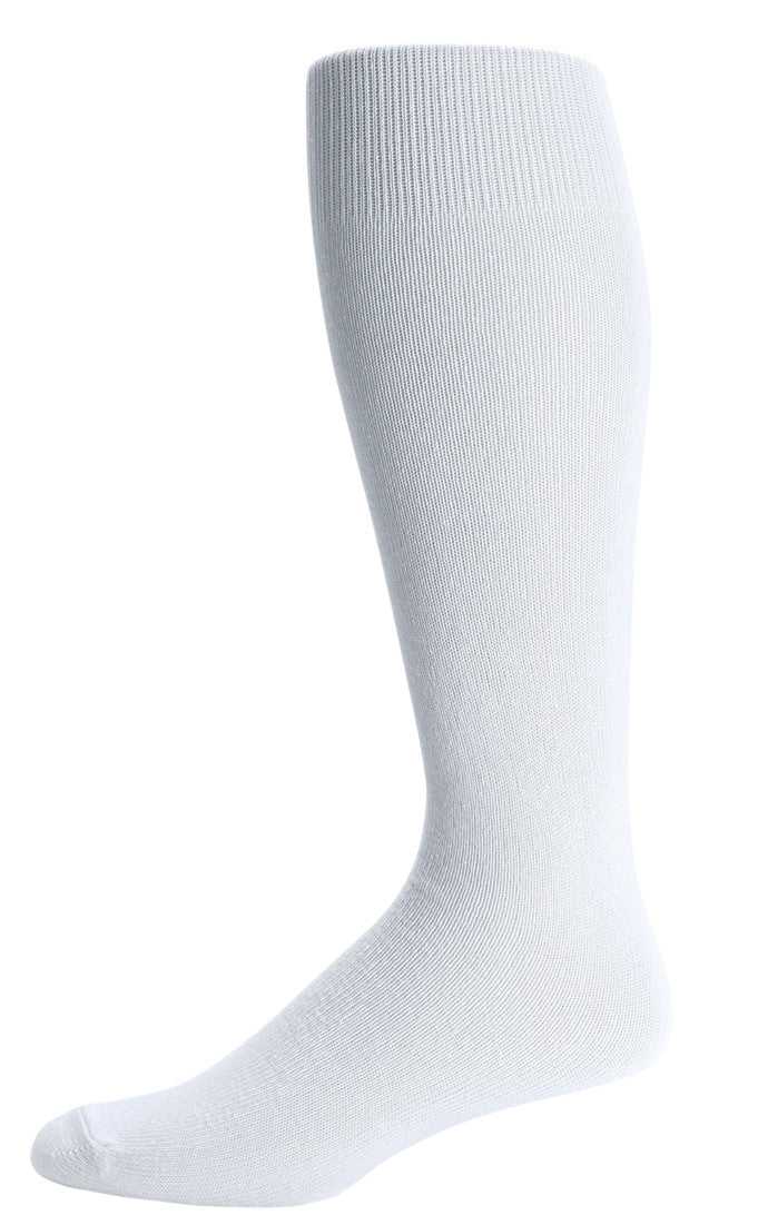 Pro Feet 109/3 Cotton Knee High Tube (3 Pair Pkg) Socks - White - HIT a Double