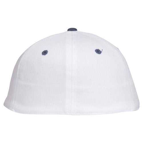 OTTO 11-018 Stretchable Deluxe Brushed Cotton Twill 6 Panel Low Profile Pro Style Cap - Navy White - HIT a Double - 1