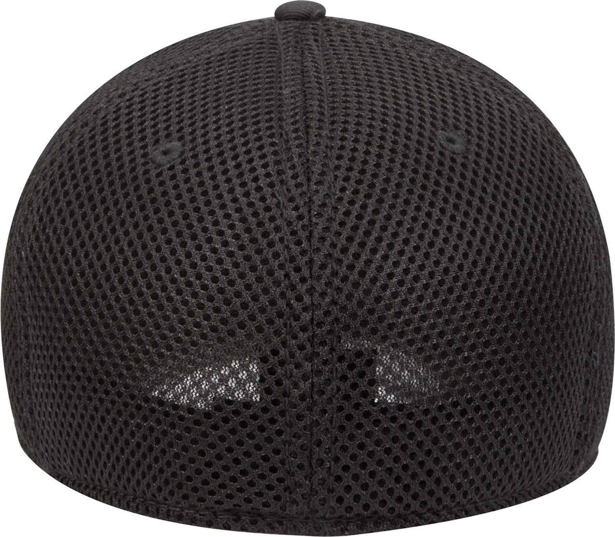 OTTO 11-1169 Cotton Twill w/ Stretchable Polyester Air Mesh Back &quot;OTTO Flex&quot; 6 Panel Low Profile Baseball Cap - Charcoal Gray - HIT a Double - 2