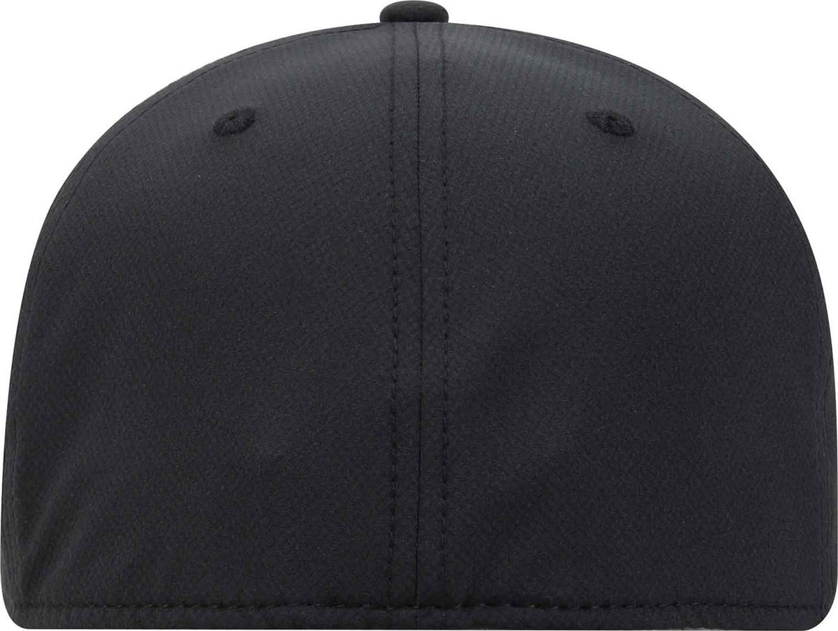 OTTO 11-1257 Flex 6 Panel Low Profile UPF 50+ Cool Comfort Performance Stretchable Knit Cap - Black - HIT a Double - 2