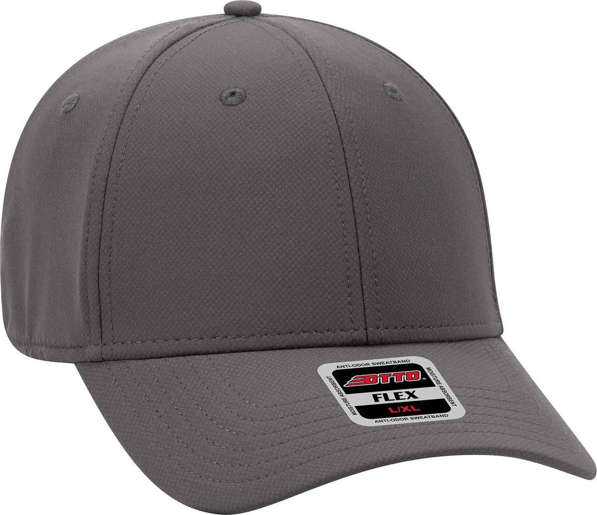 OTTO 11-1257 Flex 6 Panel Low Profile UPF 50+ Cool Comfort Performance Stretchable Knit Cap - Charcoal Gray - HIT a Double - 1