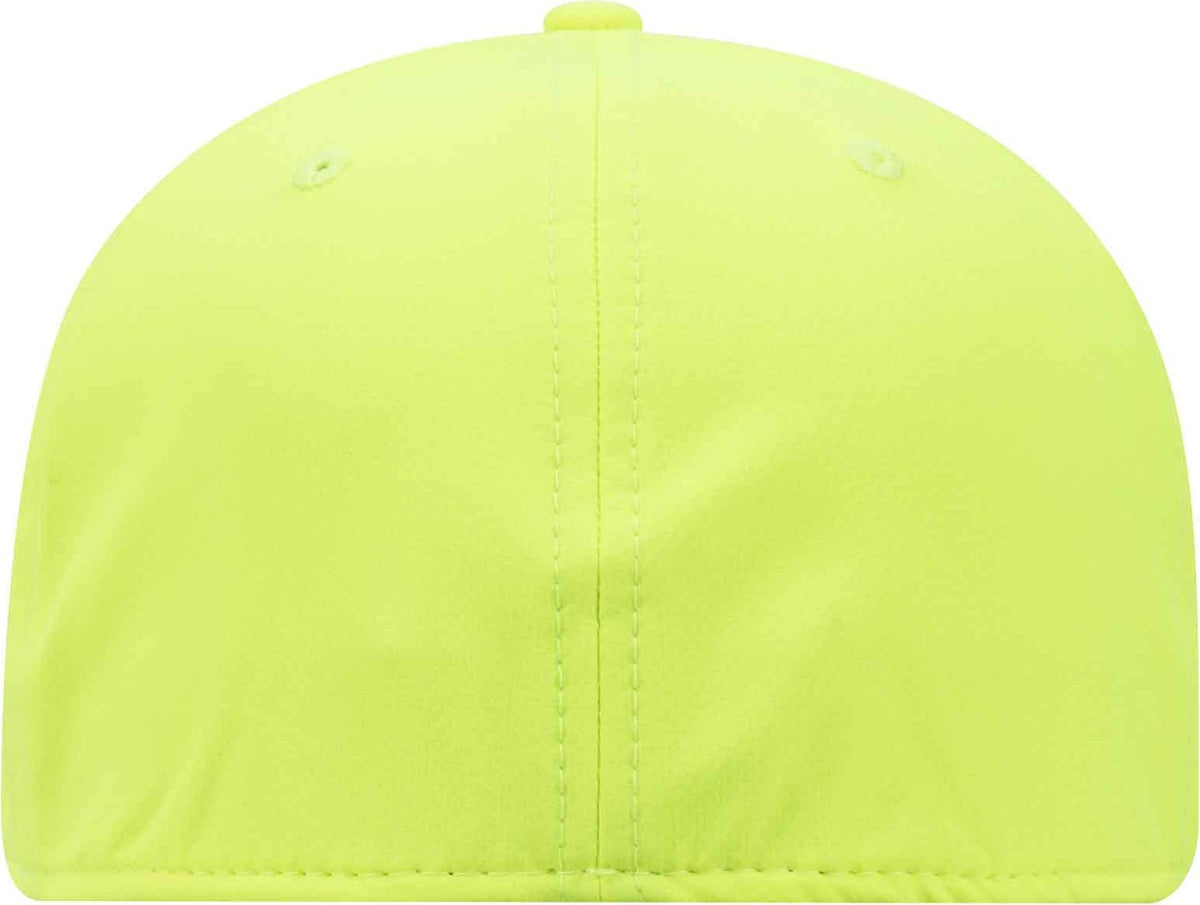 OTTO 11-1257 Flex 6 Panel Low Profile UPF 50+ Cool Comfort Performance Stretchable Knit Cap - Neon Yellow - HIT a Double - 2
