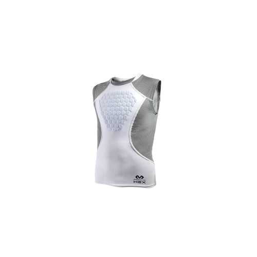 McDavid MD7610 Hex Sternum Shirt Youth - White Gray - HIT a Double