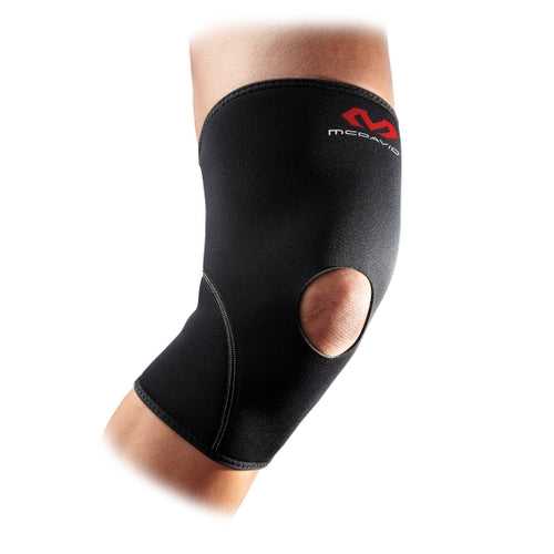 McDavid MD402 Knee Sleeve with Open Patella Adult - Black - HIT a Double