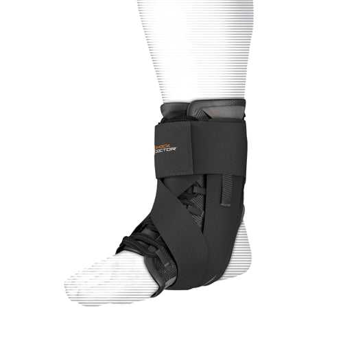 Shock Doctor 851 Ultra Wrap Lace Ankle Support Adult - Black - HIT a Double