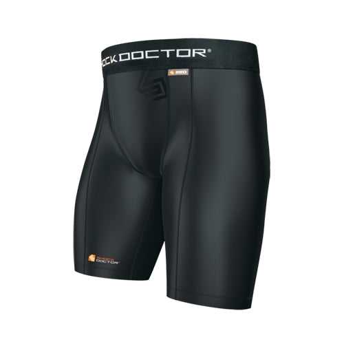 Shock Doctor 220 Core Compression Short with Cup Pocket - Black - HIT a Double