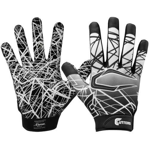 Cutters S150 Game Day Receiver Gloves - Black - HIT a Double