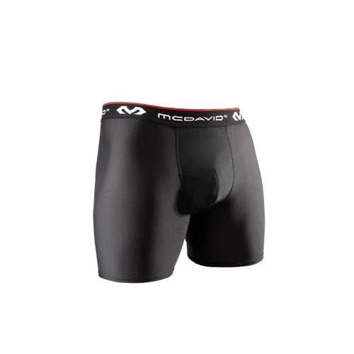 McDavid MD9255CF Performance Boxer with Flexcup Youth - Black - HIT a Double