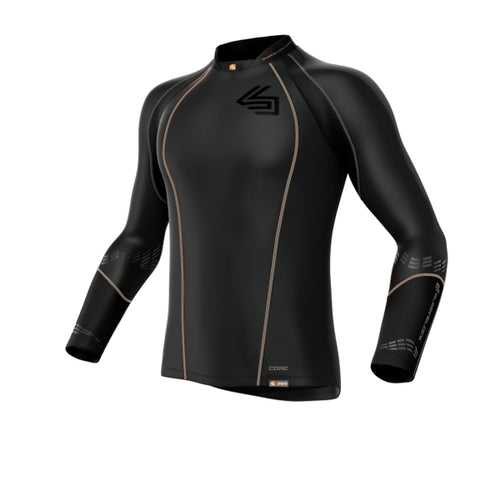 Shock Doctor 369 Core Compression Hockey Shirt - Black - HIT a Double