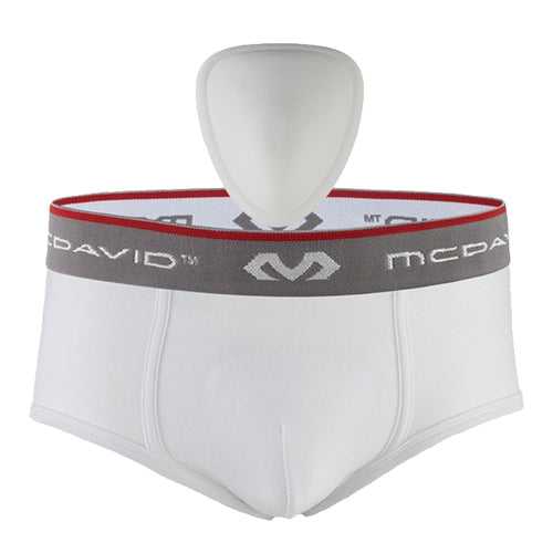 McDavid MD9130 Brief with Soft Cup - White - HIT a Double