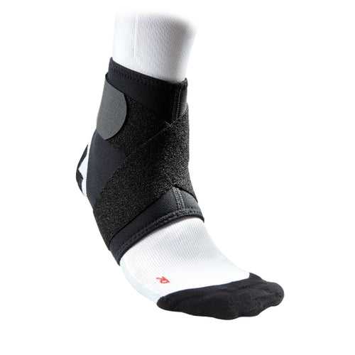McDavid MD432 Ankle Support with Figure 8 Straps Adult - Black - HIT a Double