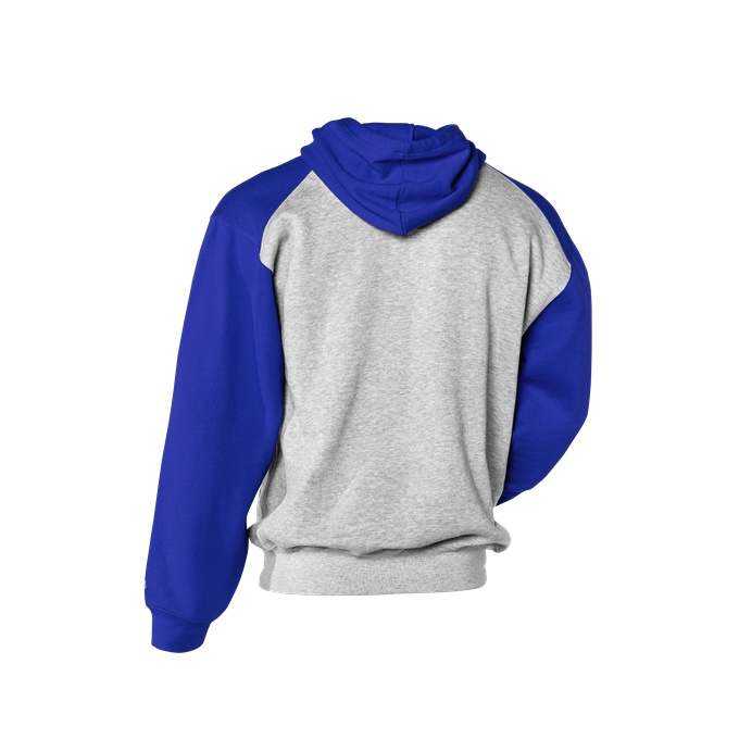 Badger Sport 1249 Athletic Fleece Sport Hoodie - Oxford Royal - HIT a Double - 3