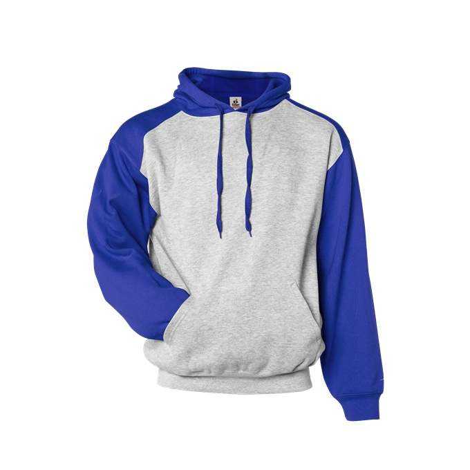 Badger Sport 1249 Athletic Fleece Sport Hoodie - Oxford Royal - HIT a Double - 1